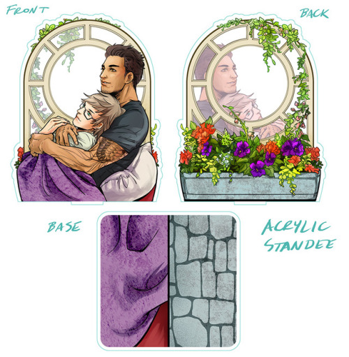 I forgot to add Gladnis goodness to my preorder post :OI designed my first ever acrylic standee, and