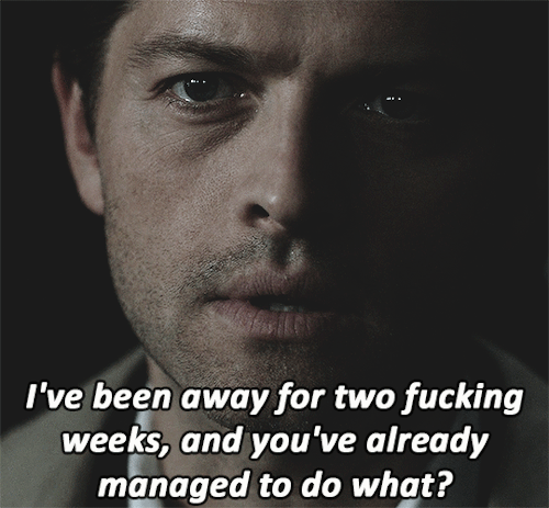 lengthofropes: Gay angel is a little pissed.Correct SPN quotes [series] - “Anyway. Happy fuck 