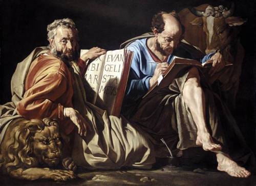 The Evangelists St. Mark and St. Luke, Matthias Stom, ca. 1635