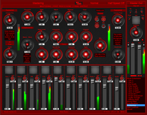 The new metering style of the E-Stim Audio Suite. It’s higher resolution, faster, more efficie