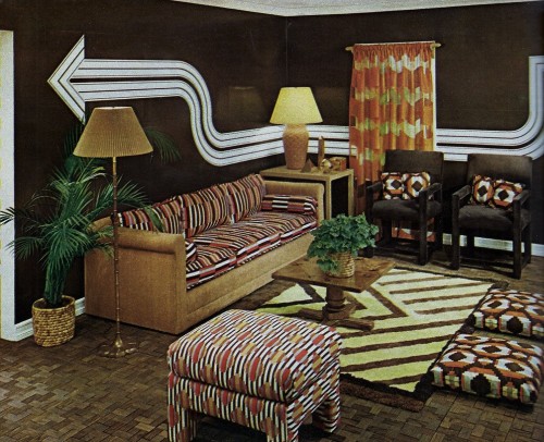 atomic-chronoscaph:  1970s Living Rooms