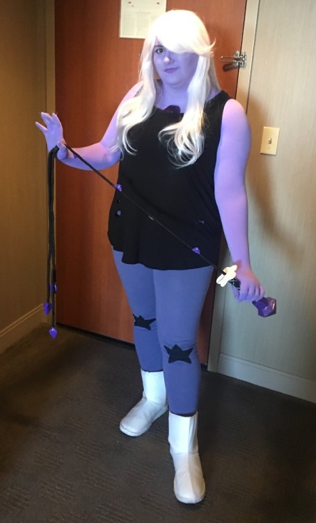 Amethyst, Steven Universe. C2E2 2019. .I did this cosplay last year as well but never got a good pic