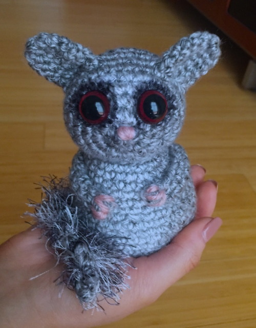 Amigurumi Bushbaby designed and crocheted by me :)