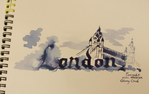 lemineko: Finally try the handmade ink I bought few days ago.