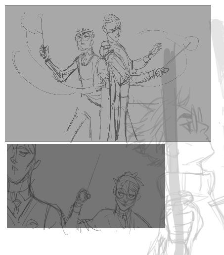 #drarry commission for DoubleEric, huge thanks for the support! 