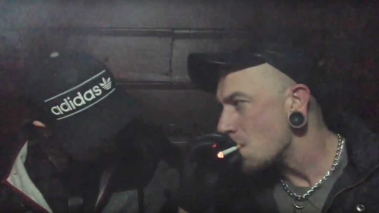 theoriginalsmokepunk:  SMOKEPUNK sharin’ a smoke with a bro before getting nasty.