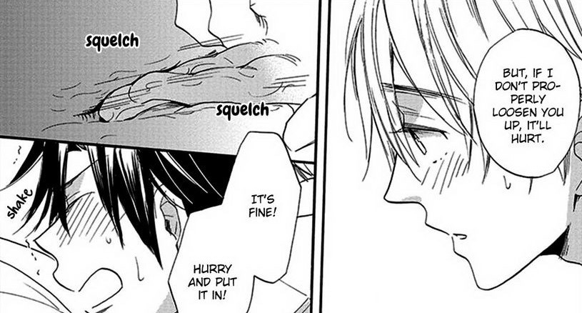 yaoi-wombat:  (HAKUTOU Noriko) Shinyuu to H Shite Mimashita