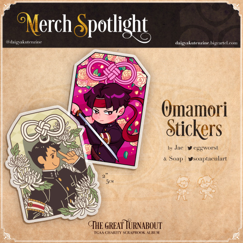  MERCH SPOTLIGHT All physical merch bundles of the Great Turnabout will include a collaborative omam