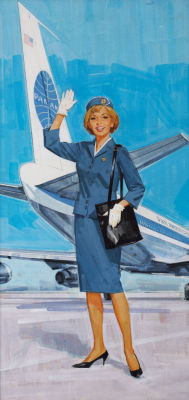 the60sbazaar:  1960s Pan Am illustration 