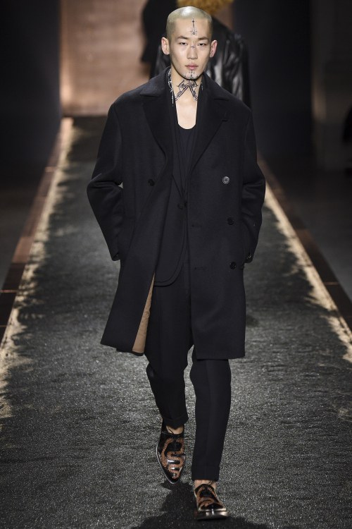 rrrusskaya:Berluti Fall - Winter 2016/2017.Model: Wonjung...