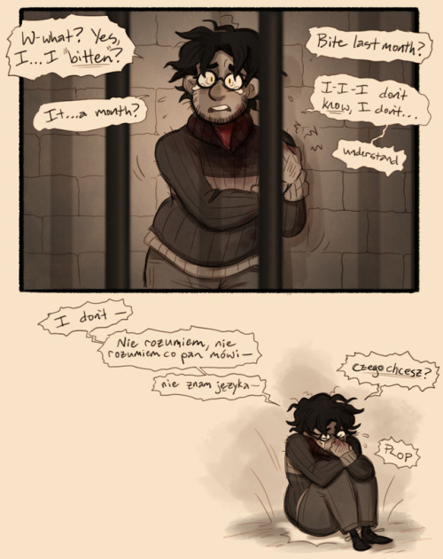 The saga of Luka (my little werewoof pianist) continues as, after being bitten twice by a vampire, h