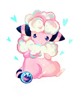 melankolilotti: Pokemon December 2016 challenge 31/31  My favourite Pokemon of all time is Flaaffy.   &lt;3 