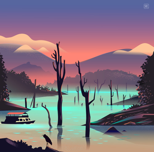 theonlymagicleftisart: The Road Trip by Ranganath Krishnamani Instagram: theonlymagicleftisartinsta