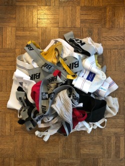 realbroswearbike:Fuck bro… nice collection!!! Thanks for sharing.  Some amazing jocks there.. specially that legendary Champion Jock 