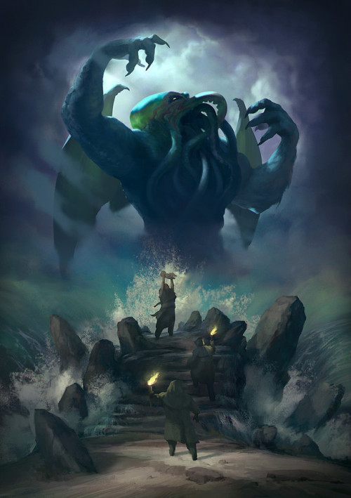 XXX morbidfantasy21:  Offering to Cthulhu II photo