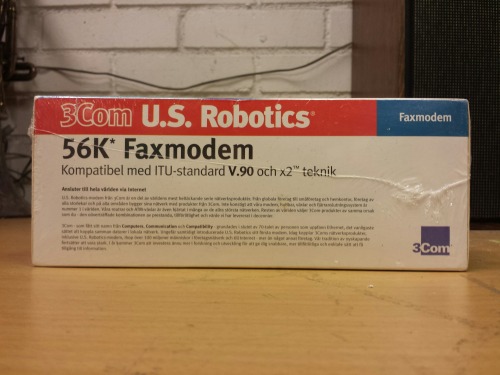 3com U.S. Robotics 56K Faxmodem Model 5630, 1998 Boxed &amp; Shrinkwrapped