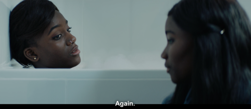 luvyourselfsomeesteem: sadesmoothoperator:  girlhood (2014)  Seeing a darkskin black girl empower another dark skin black girl to stand up for herself did something to me. This is scene is powerful. 