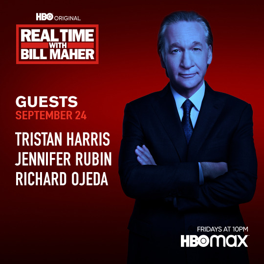 HBO Real Time Guests: Friday Sept. 24, 2021