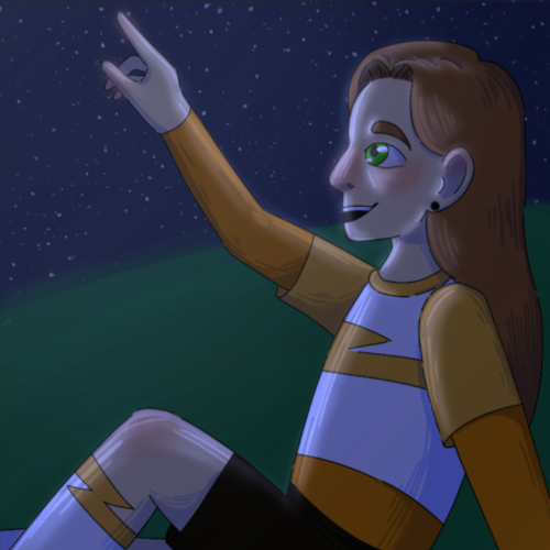"Looking At The Stars, Admiring From Afar"