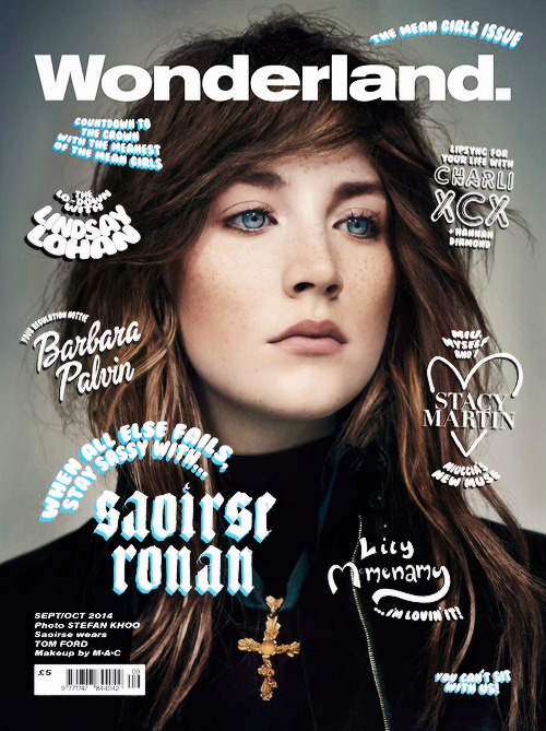saoirseronanworld:  Saoirse Ronan on the cover of Wonderland Magazine, Sept/Oct 2014