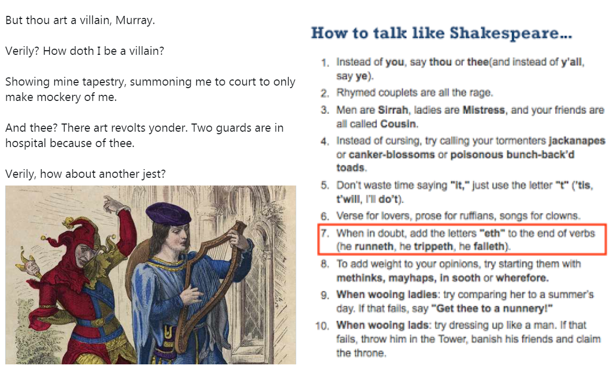 Where Our Stories Start A Brief Guide To Writing In A Shakespearean 