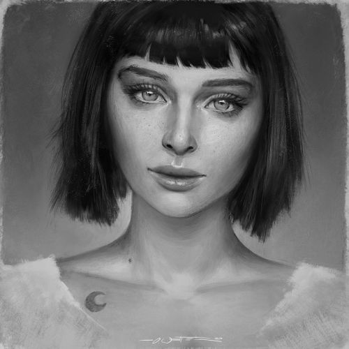 :Alice Portrait Study: . This was a crazy week, did that on Monday prior to my #oneweekportrait chal