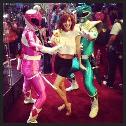 Go Go Power Rangers!  (at San Diego Comic-Con