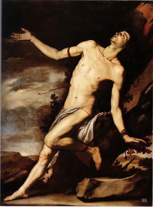 Porn St.Sebastian. Jusepe de Ribera. Spanish. photos