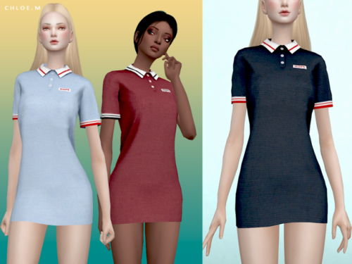 ChloeM-Polo DressCreated for :The Sims47 colorsHope you like it!Download:TSRFollow me onTwitterPLEA