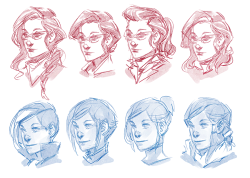 denimcatfish:  Korrasami hairdoodles from