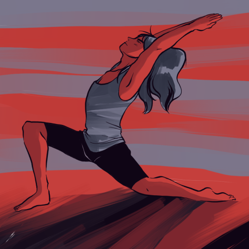 tosquinha:Caranthir#10 doing Yoga (?) for house of Fëanor project (finished!)