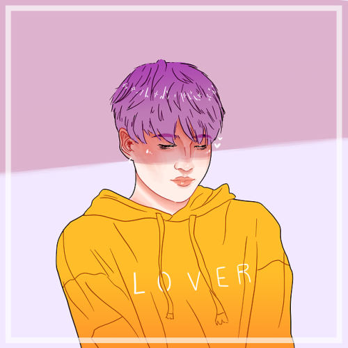 [2018.04.01] - ‘‘Lover’’quick late night drawing ft. a cute yoongi