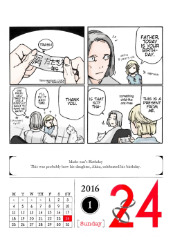 January 24, 2016Happy Birthday Mado-San! (*´▽`*)ノAkira Confused The Kanji For