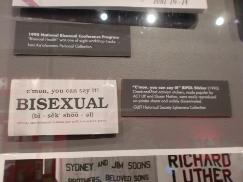 goodbye-good-bi:More from the Gay, Lesbian, Bisexual, and Transgender History Museum in San Francisc