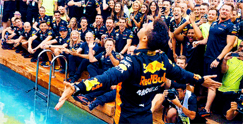 Daniel Ricciardo Celebrations In Monaco 2018