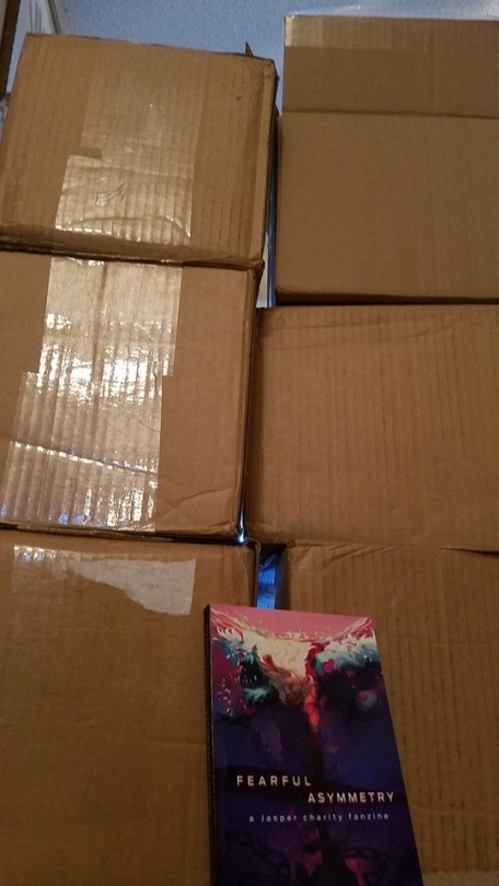 tigerzine:   They’re heeeeeeere! From the ashes of Tiger Bomb rises the completed run of Fearful Asymmetry!! 104 lbs of orange beef (and 12 pounds of miniature tiger) are ready to be shipped and caressed in your hot little hands! I’ll get started