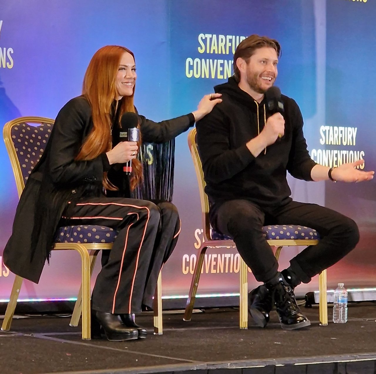 Jensen Ackles and Danneel Ackles Panel Brighton...: Jensen Ackles