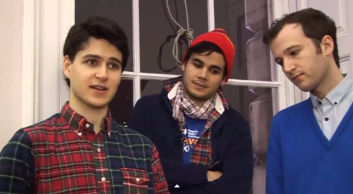 letsrunmydear:in which rostam and baio are so ashamed of ezra’s shirt that they can’t even look at h