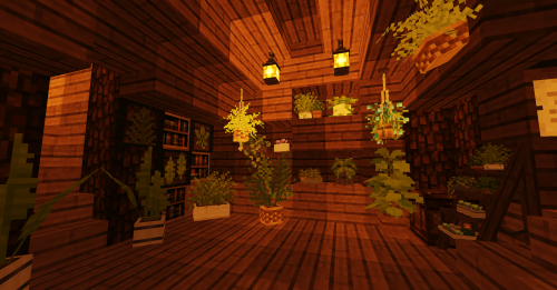 apple-stew:My lil’ Rustic cabin on the @bittercraftmc server <3Not my primary home, but I love it