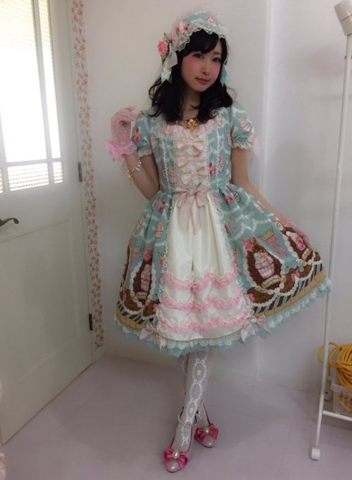 Kimura Yu in Angelic Pretty’s new Sweet Cream Princess