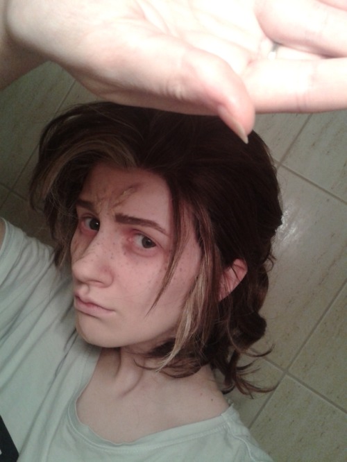 two weeks ago I had my first wig test for Remus Lupin…. tried to break free from the fanon an