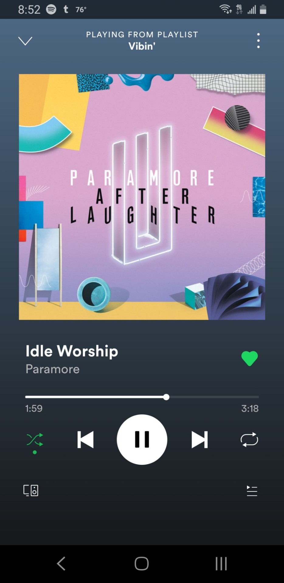 Idle Worship Paramore