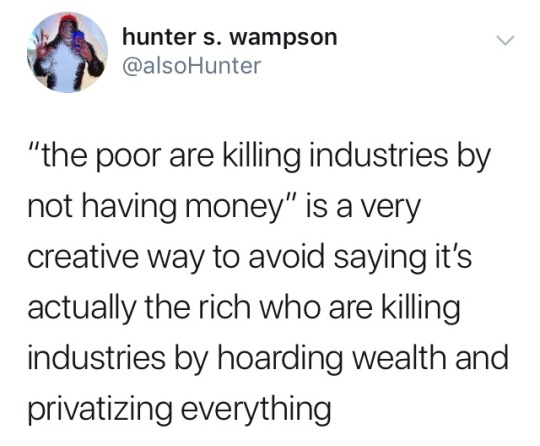 star-anise:  anais-ninja-bitch:  Why Aren’t Millennials Spending? They’re Poorer Than Previous Generations, Fed Says   @alsohunter: “the poor are killing industries by not having money” is a very creative way to avoid saying it’s actually the