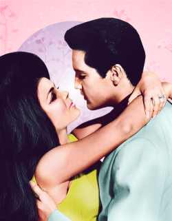 satnin:  Elvis and Priscilla Presley photomanip