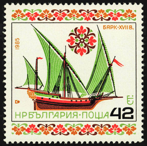 goodjolt - Historic Ships Stamps, Bulgaria.