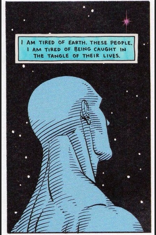 red-lipstick:Dr. Manhattan - Mars from Watchmen ( Alan Moore, Dave Gibbons) Graphic Novels , DC Comi