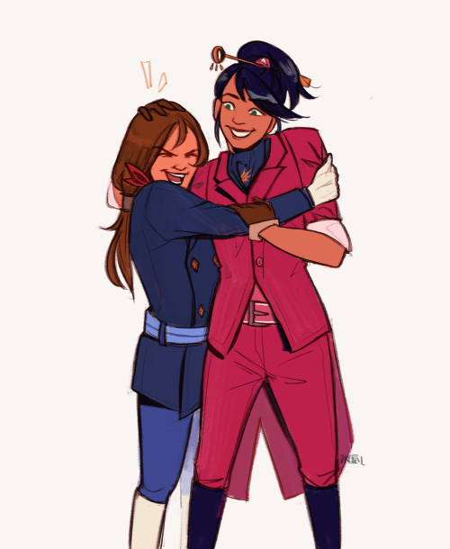 Timeskip Au Featuring Defense Attorney Trucy And Prosecutor Kay