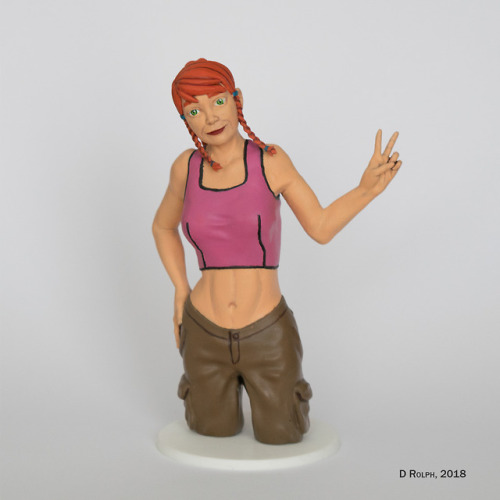 First Attempt At Painting A 3D Print.