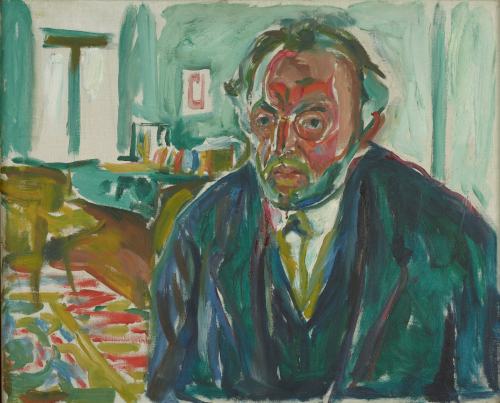 Edvard Munch (Norwegian, 1863-1944, b. Ådalsbruk, Løten, Norway) - Self-Portrait After 