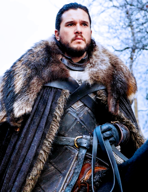 asoiafcentral:Jon Snow in the new promotional stills for Game of Thrones season eight